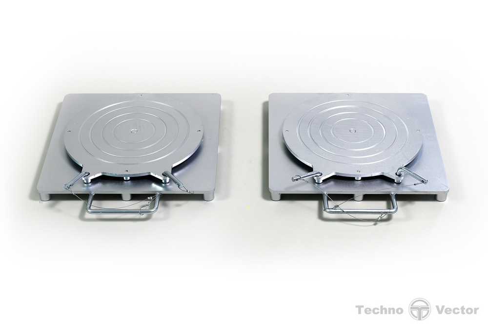 Передние поворотные платформы для стендов 3D Zn