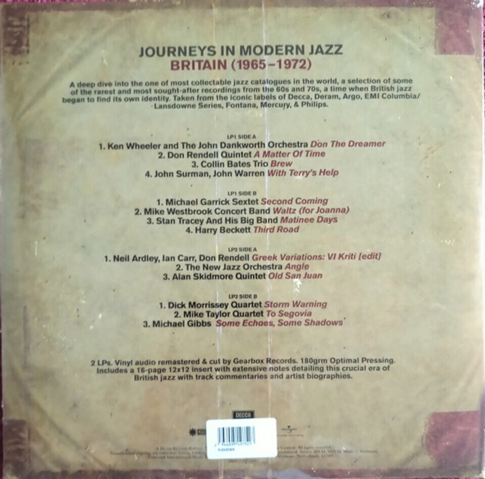 Сборник / Journeys In Modern Jazz: Britain (2LP)