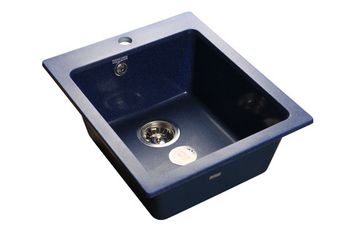 GRANFEST Мойка мрамор PRACTIC  GF-P--505  1-чаш. 505*430мм синий   арт.GF-