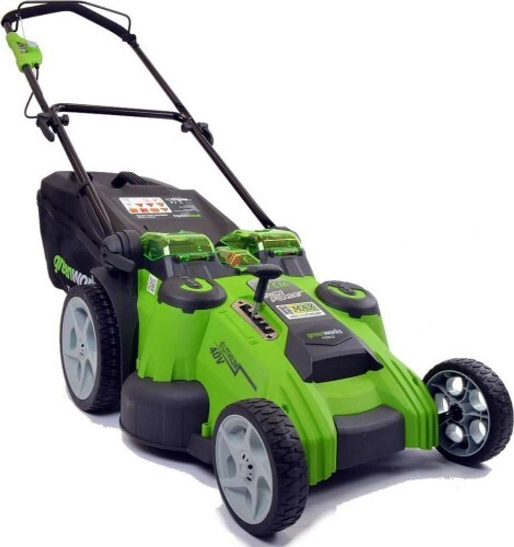 Газонокосилка аккумуляторная GREENWORKS G40LM49DB 40V, без АКБ и ЗУ 2500207