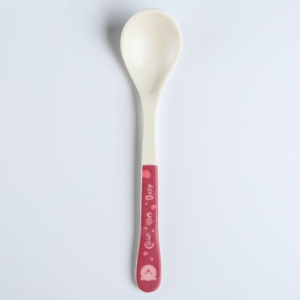 3973786 Ложка детская «Мишка», для кормления из бамбука