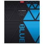 Тетрадь А5, 48 л., HATBER скоба, клетка, выборочный лак, "ColorSpace" (5 видов в спайке), 48Т5вмВ1