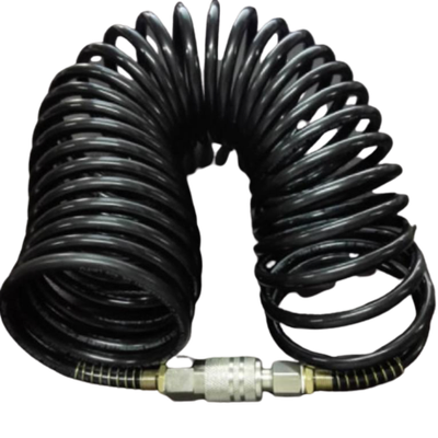 Шланг Pegas спиральный черный полиуретановый  10 м 8*12мм