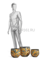 Кашпо TREEZ Effectory Savage Garden Чаша King в-26 см, д-27 см 41.33-25-24-126-OR-27