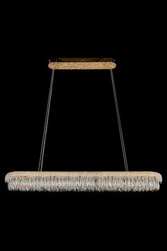 Подвесная люстра LED LE3057/1100L GD золото Olympia Leon