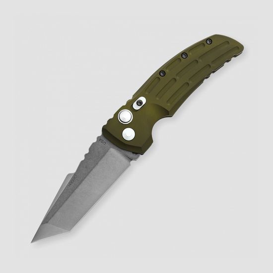 Складной нож HOGUE автоматический «Elishewitz EX-01» HG/34121TF c клинком из стали 154CM, рукоять алюминий