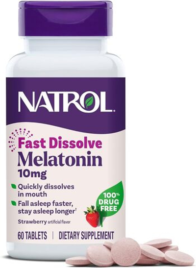 Антиоксидант Natrol Melatonin 10 мг 60 таблеток