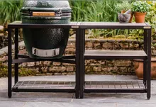 Полка из искусственно состаренной древесины акации для модульной секции Big Green Egg