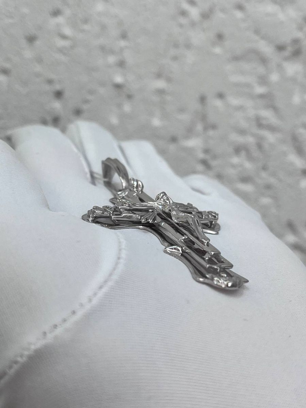 Крест серебряный