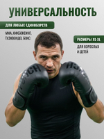 Перчатки боксерские Punch Elite черные 10-14 унций