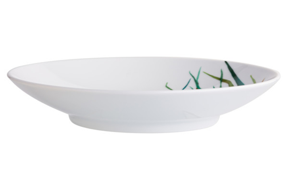 Тарелка для пасты 23см Noritake Овощной букет Зеленый лук