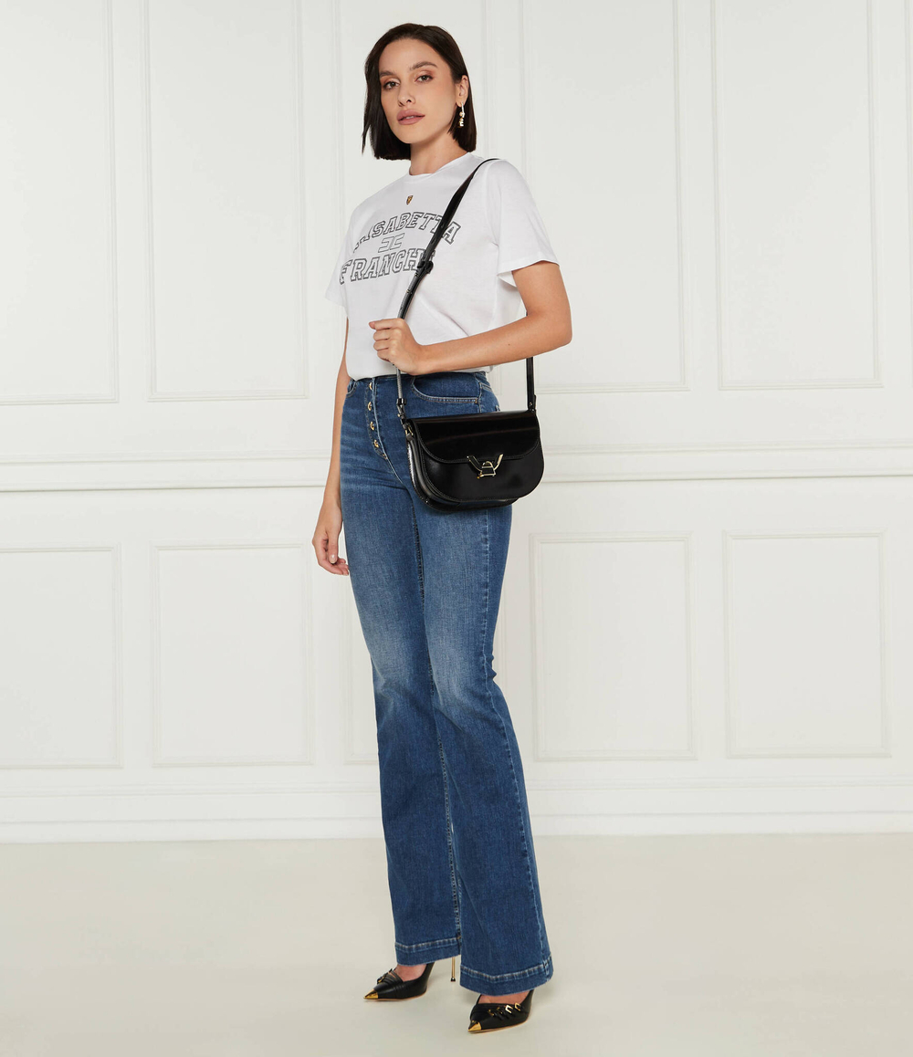 Кожаная сумка через плечо Coccinelle - черный(E1 RTP 15 03 01)