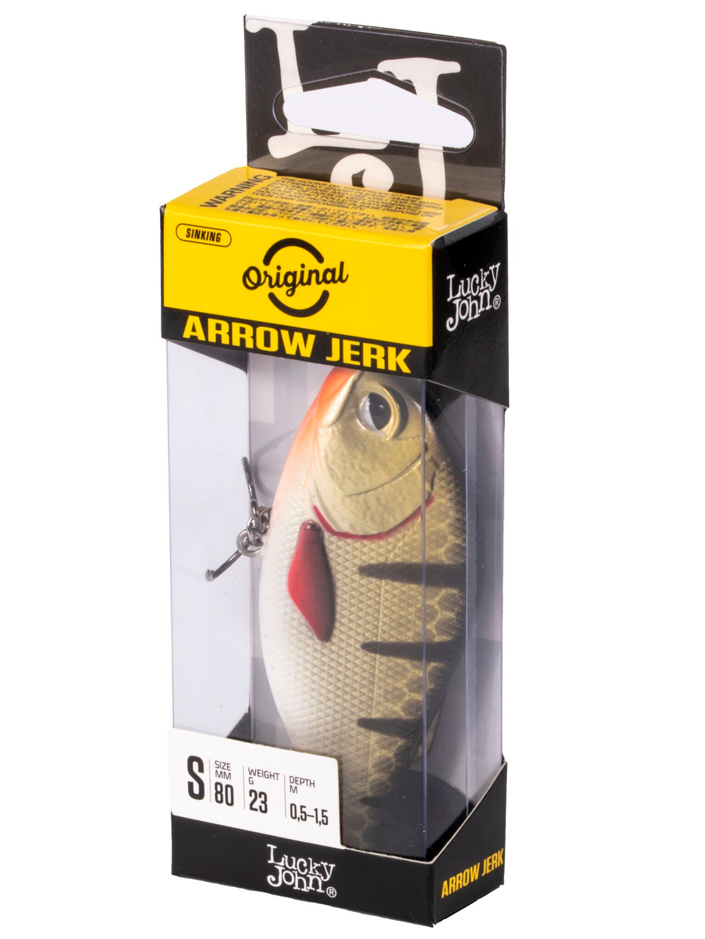 Воблер тонущий LJ ORIGINAL ARROW JERK 8 см, цвет 037