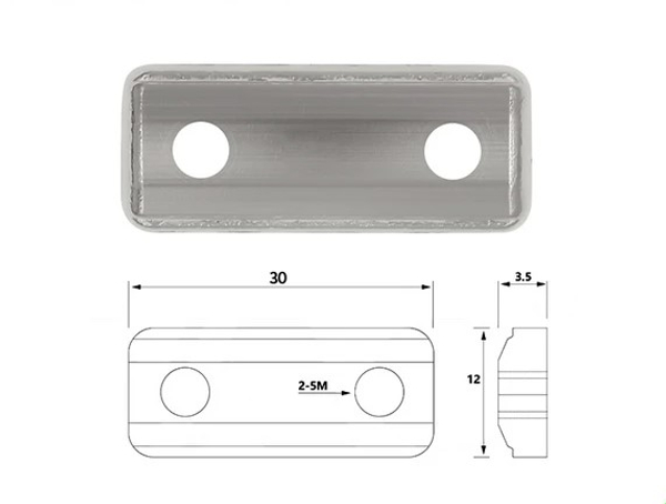 Гайка двойная M5