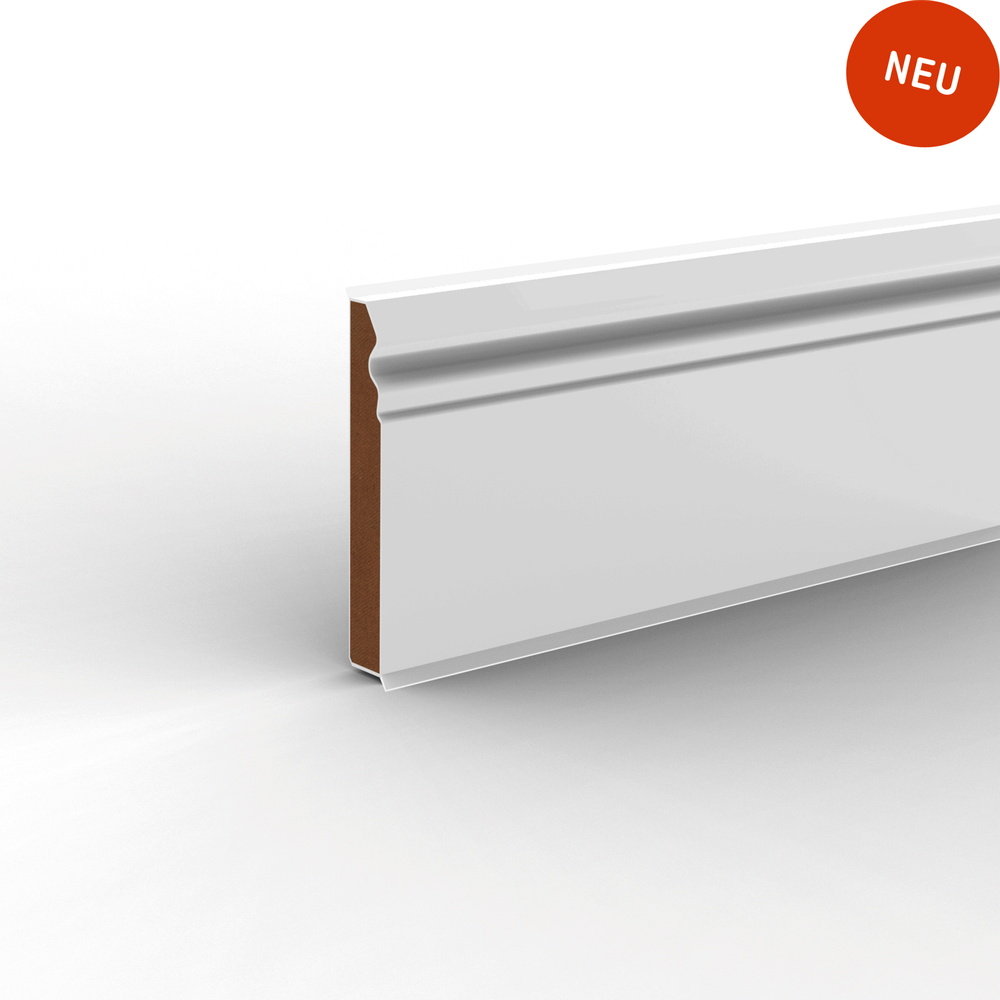 Плинтус напольный Cubu Hamburg Style черный, 2500x80x16 мм