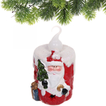 Фигурка с подсветкой Miracle «Новогодняя свеча» 12*7,5 см