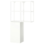 Комбинация для ванной - IKEA ENHET, 80х32х150 см, белый, ЭНХЕТ ИКЕА