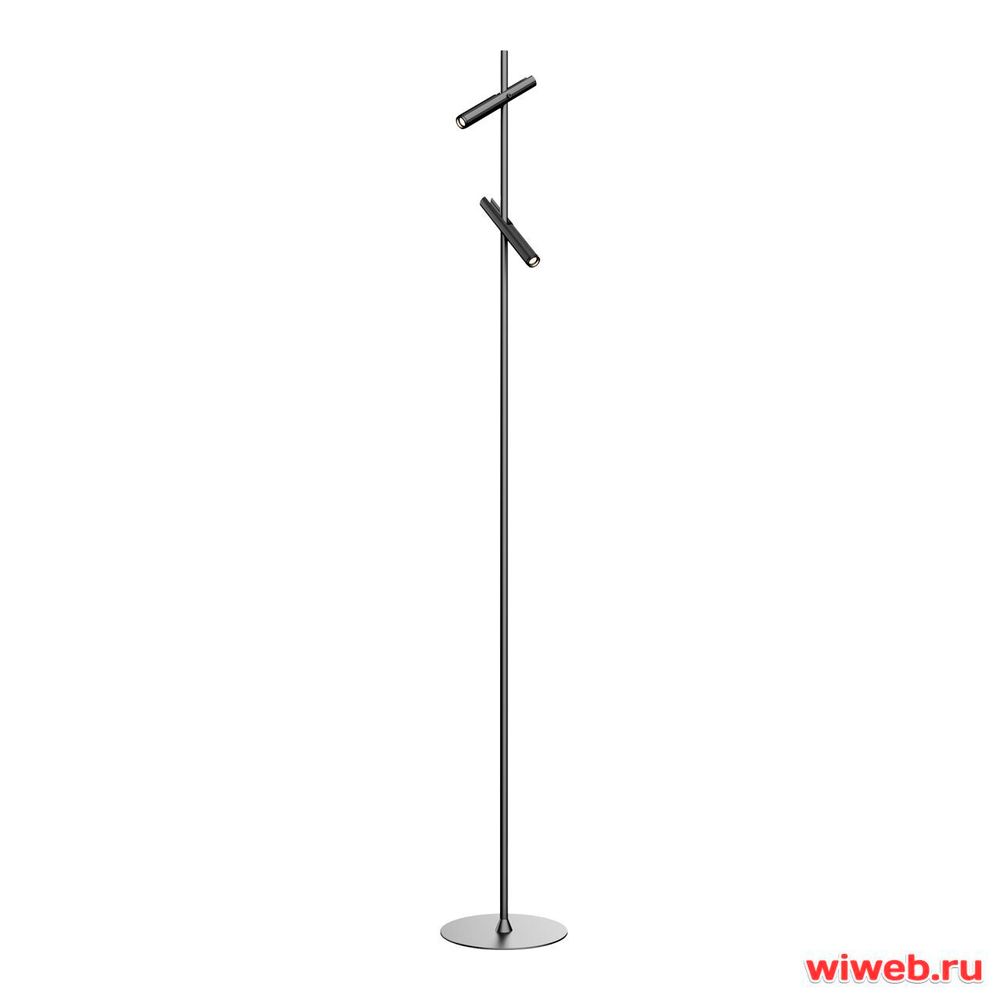 SL6210.405.02 Светильник напольный ST-Luce Черный/Черный, Золотистый LED 2*3W 3000K LILT