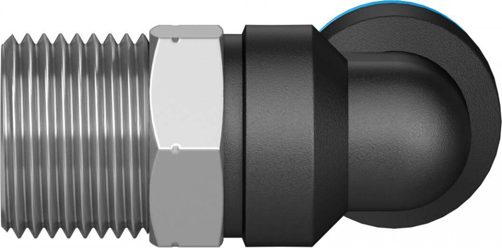 Штуцер цанговый угловой Festo QSL-3/8-10
