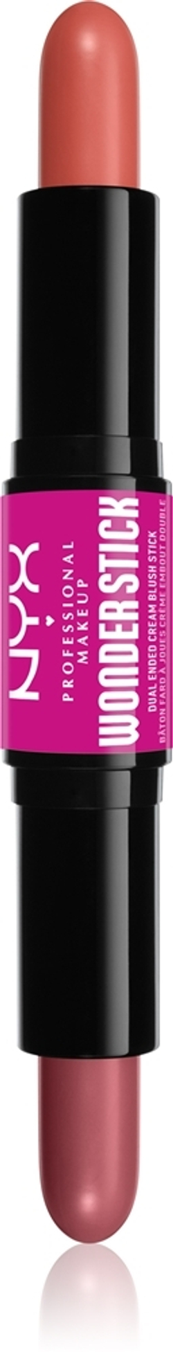 NYX Professional Makeup Wonder Stick Cream Blush - Двусторонний контурный стик, 2× 4 g