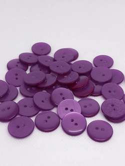 Пуговица 28L (18мм) 2 прокола, пластик, 1 шт