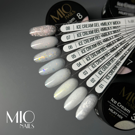 Гель MIO NAILS  "ICE CREAM GEL" - MILKY MIX № 07 , 13 гр