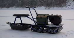 Мотобуксировщик Альбатрос-L 9 с фарой