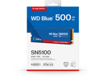 SSD накопитель Western Digital WD Blue SN5100 500ГБ, M.2 2280, PCIe 4.0 x4, NVMe [WDS500G5B0E]