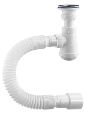 Бутылочный сифон ORIO Чик 1 1/4х32, с гибкой трубой 32-40/50, 650 мм М-32020