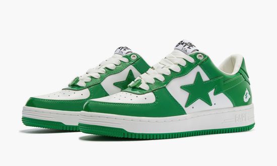 Кроссовки Bape Sta Green/White