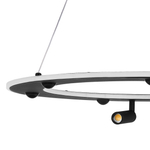 740467 Люстра DIVE LED 90W 4900LM G ЧЕРНЫЙ 3000-6000К