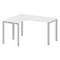 Metal System Стол криволинейный левый на П-образном м/к БП.СА-3 (L) Белый/Металл Серый 1400*1200*750
