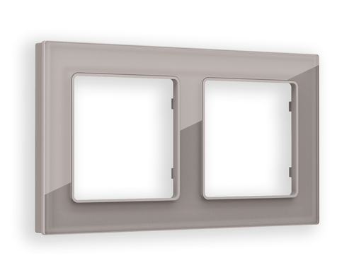 AF330502 Рамка ALFA Platos (Сталь Стекло органическое) 2-ая