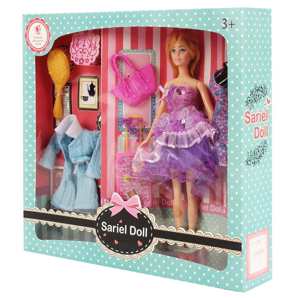 Кукла тип Модель с аксесс., коробка 8851-A