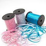 Лента (0,5 см*500 м) Синие точки, Голубой, 1 шт.