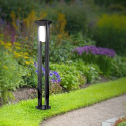 Садово-парковый светильник ЭРА ФТУ 01-20-005 Арка напольный черный IP54 Е27 max20Вт h1000мм | Садово-парковые светильники