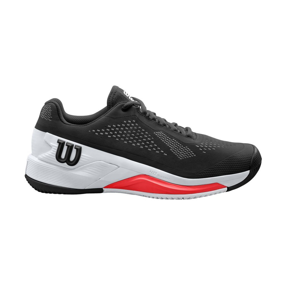 Теннисные кроссовки Wilson Rush Pro 4.0 M - black/white/poppy red