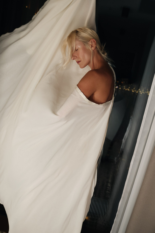 Юбка длинная на завязках wh