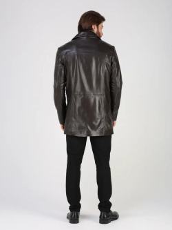 Кожаная куртка демисезонная блейзер пиджак