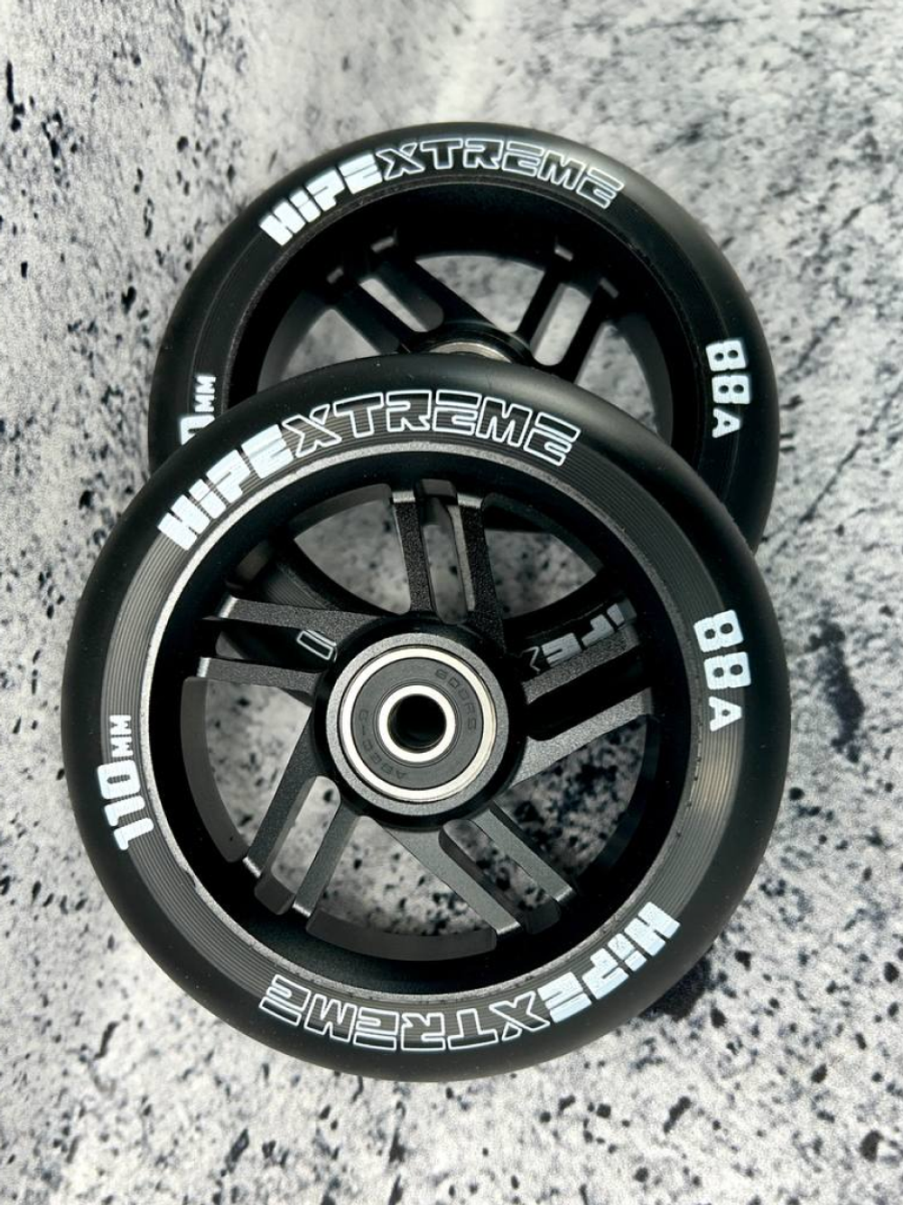 Набор колес HIPExtreme H5 110*24 мм, черный/черный