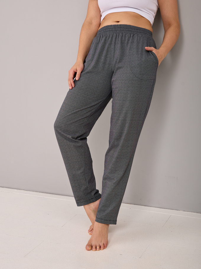 Брюки Б-18/черный-мелкиесоты