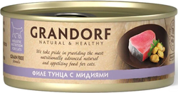 GRANDORF CAT Филе Тунца с Мидиями 70г.
