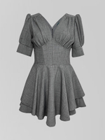 Комбинезон Perfemme однотонный с корсетом на талии и коротким рукавом