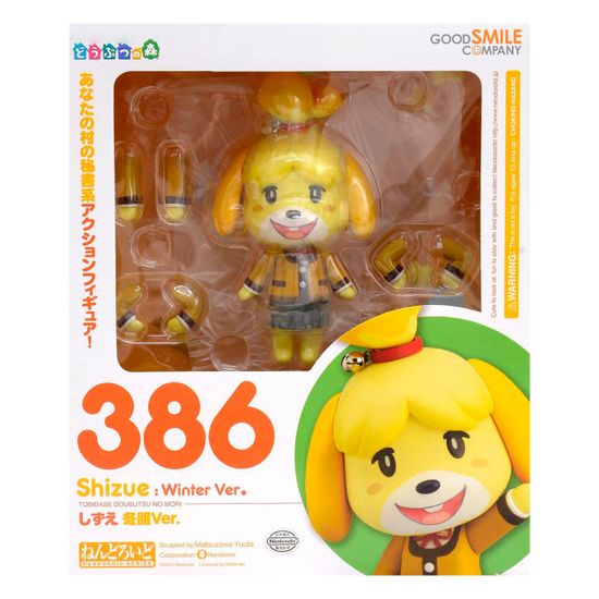 Фигурка Nendoroid Shizue Winter Uniform Ver. 4571368443663 / фигрурка Нендороид по мотивам игры "Animal Crossing: New Leaf", Изабель