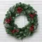 Рождественский венок Очарование c декором 40 см., Леска+ПВХ, ЕлкиТорг (52073)