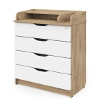 Комод Атон СИРИУС-2 WOOD ПВХ 800/4 дуб канзас