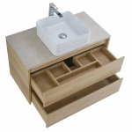 Тумба с раковиной и столешницей BelBagno KRAFT 80 Rovere Nebrasca Nature
