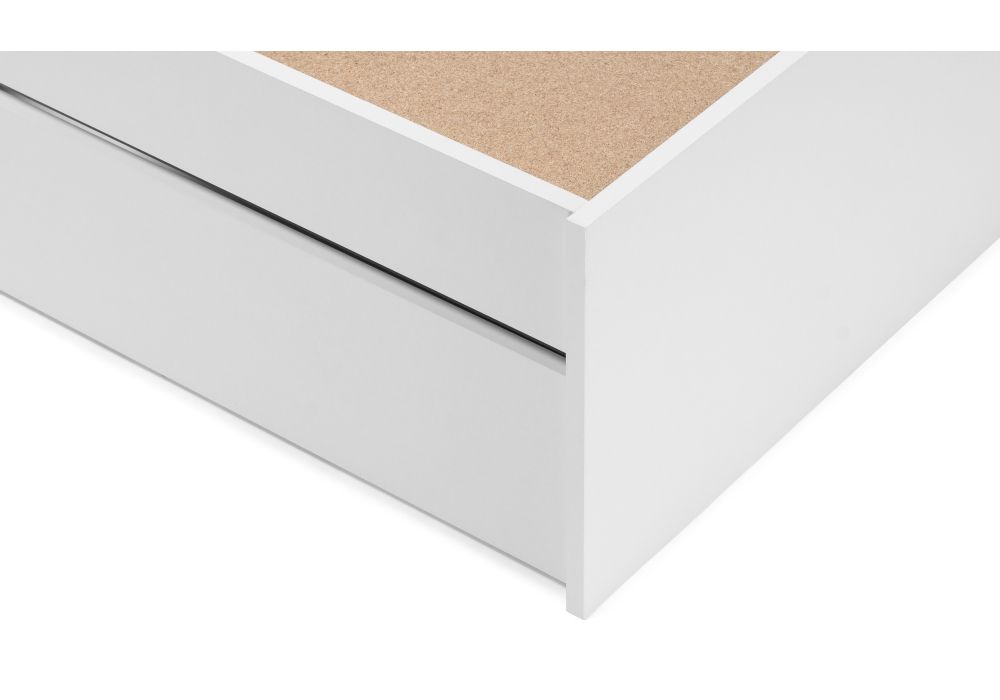 Односпальная кровать Мадера 90х200 белый