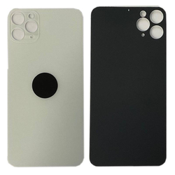 Задняя крышка для Apple iPhone 11 Pro Max Белый (стекло, широкий вырез под камеру)