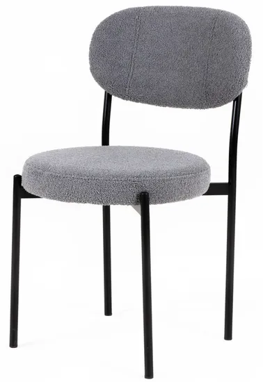 Стул Emaci 881191 серый искусственный мех, металл
